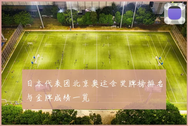 日本代表团北京奥运会奖牌榜排名与金牌成绩一览